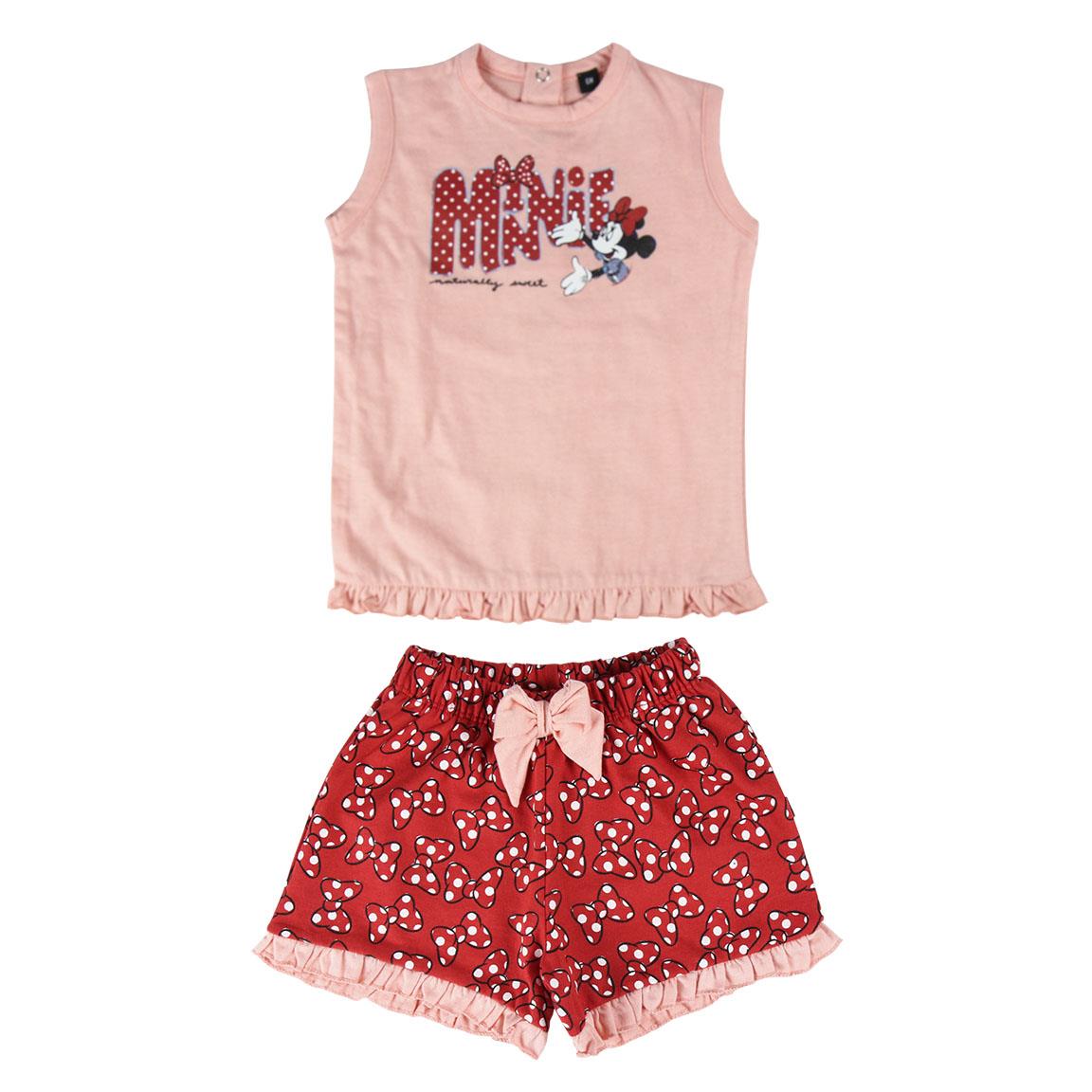 T-SHIRT AND SHORTS SET "MINNIE MOUSE"