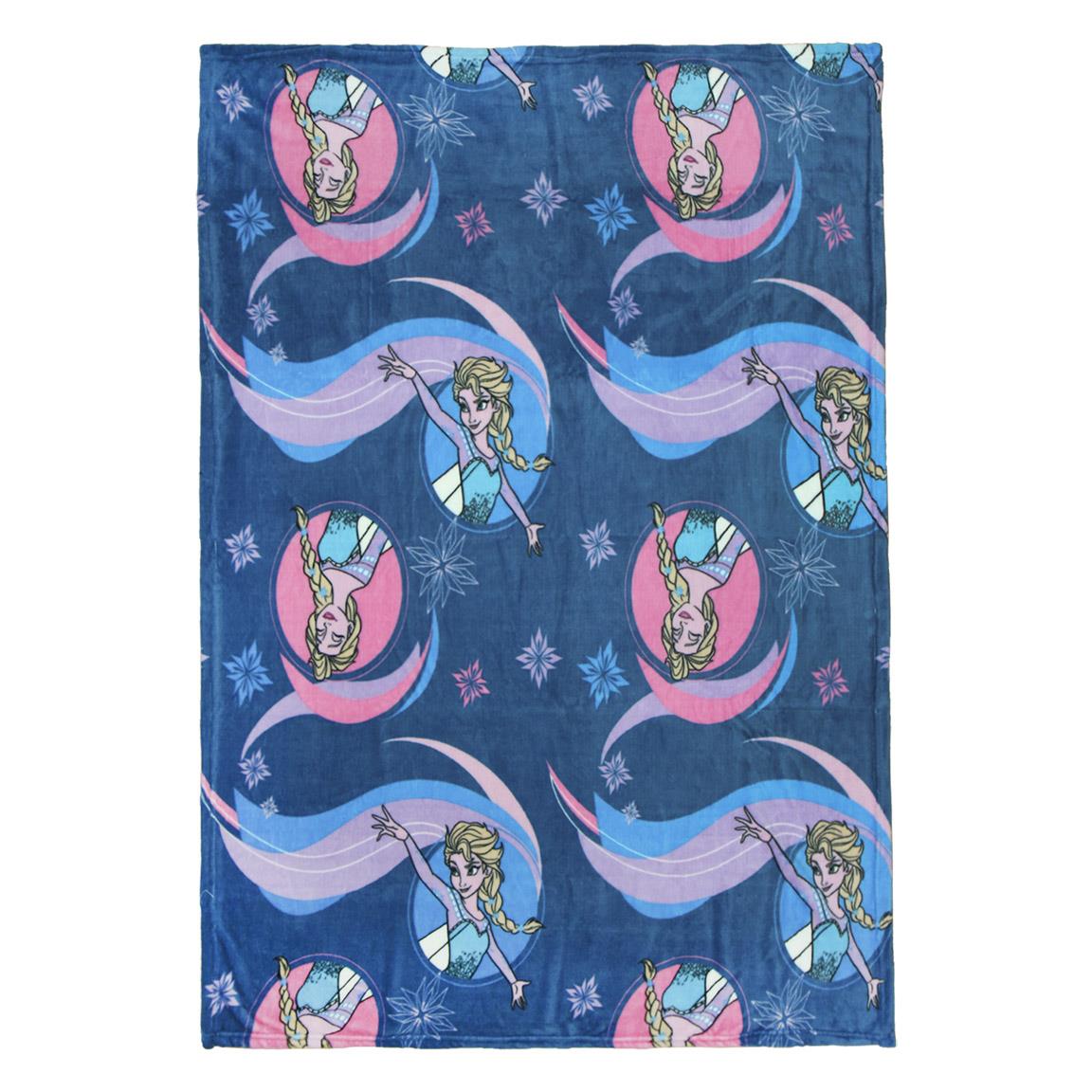 Set Blanket Fleece, Socks and Sleep Mask “Frozen”