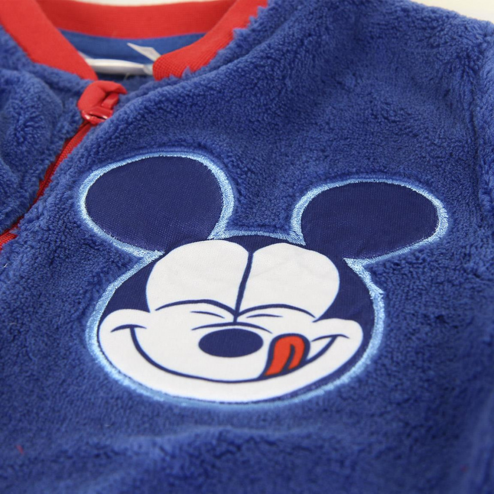 Baby Bodysuit Fleece “Mickey Mouse” navy