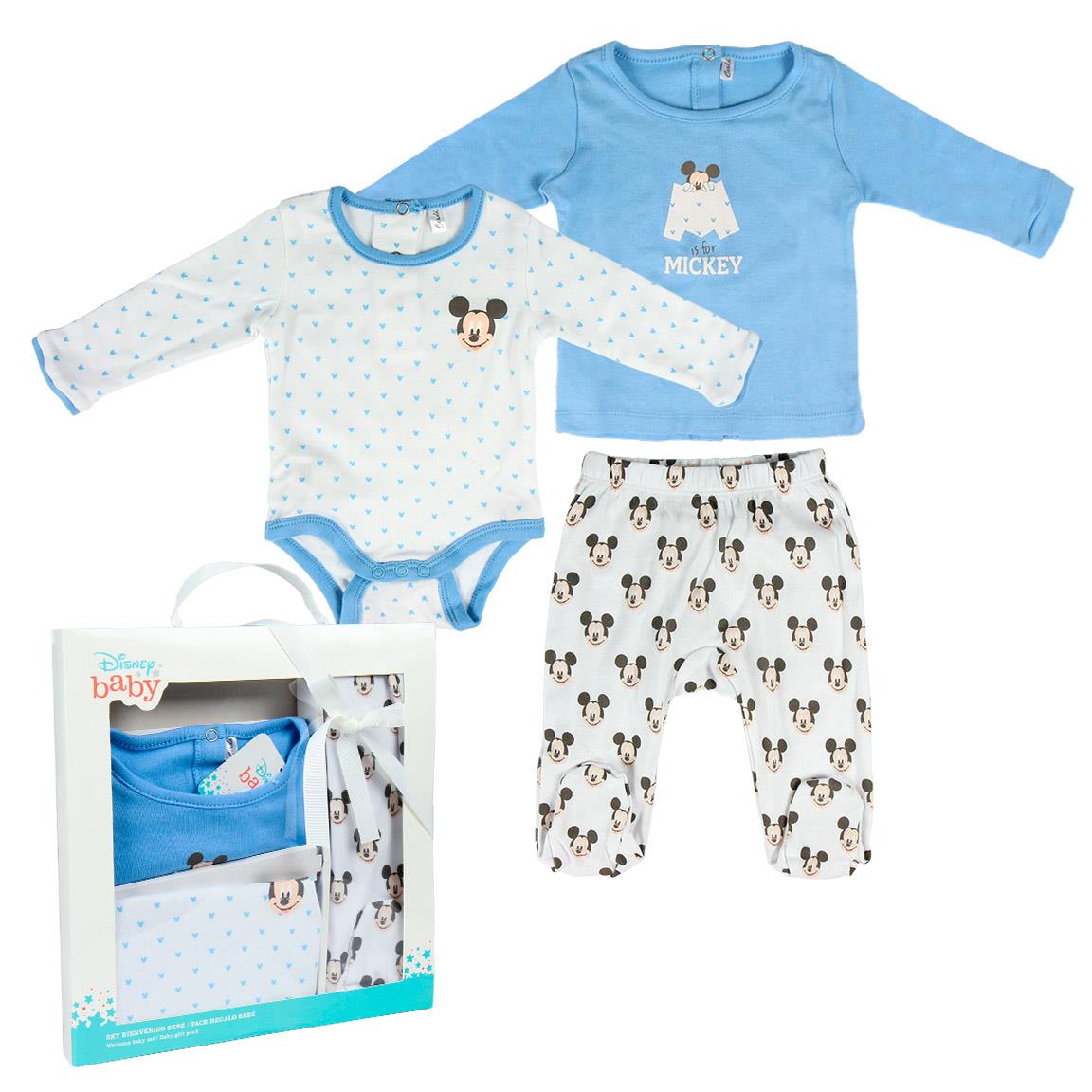 Baby SET OF 3 PIECES "MICKEY MOUSE"