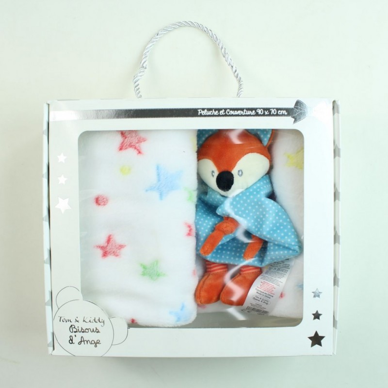 Fleece Blanket with Fox Comforter