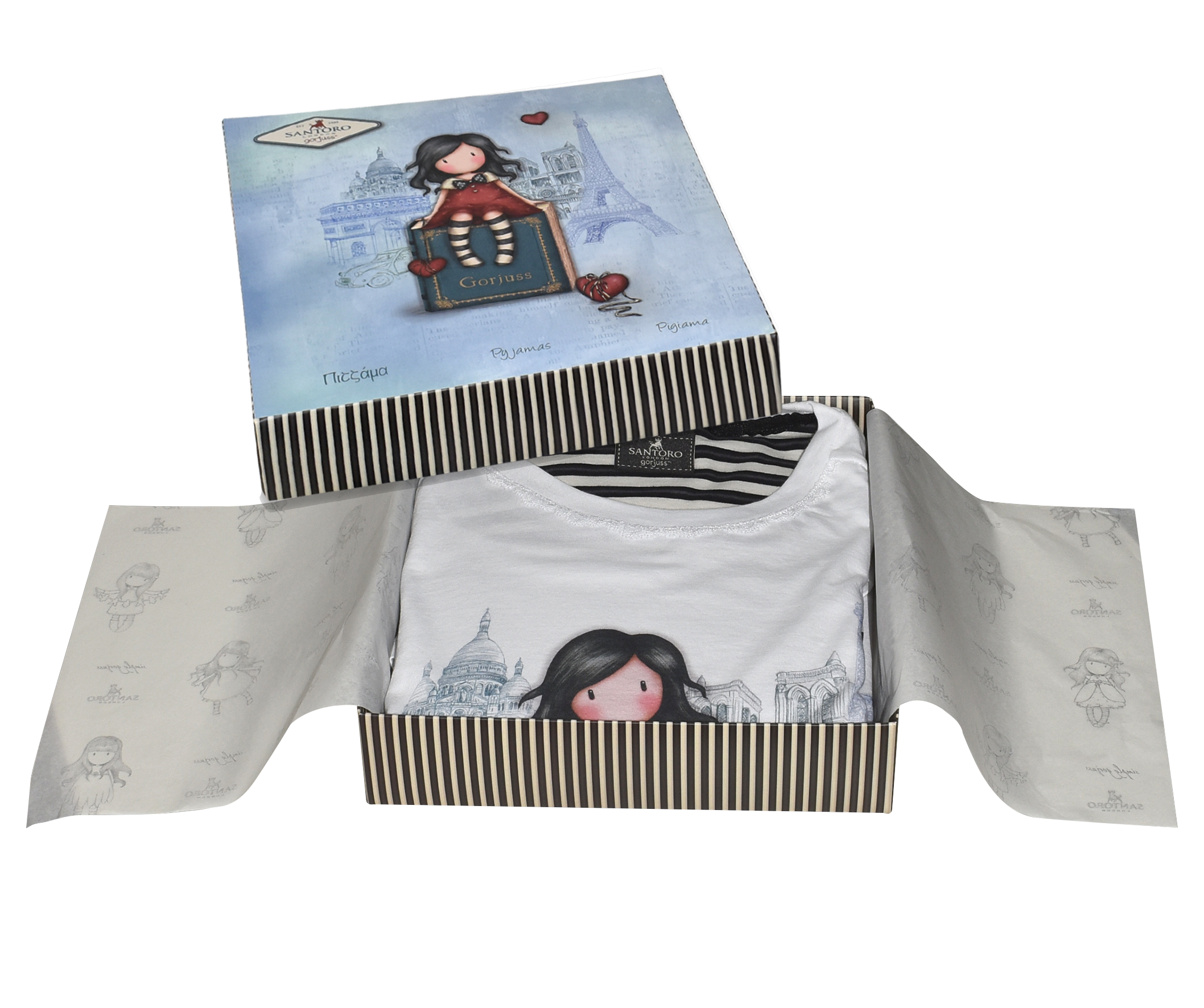 Girl's Pyjamas Santoro Gorjuss "My Story"