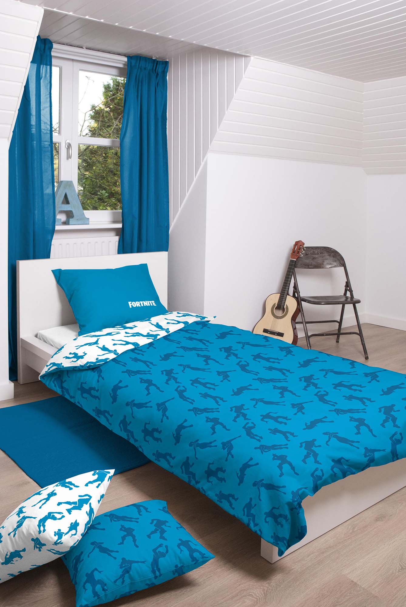 "Fortnite" Double-Sided Duvet Cover + Pillowcase