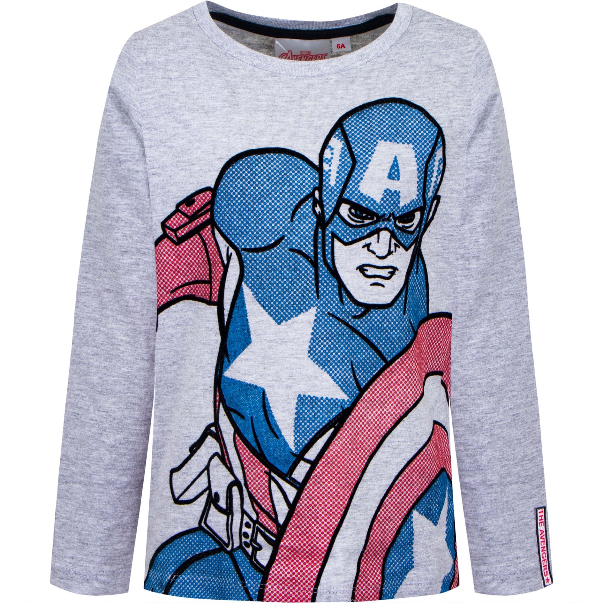 Grey Blouse "Captain America"