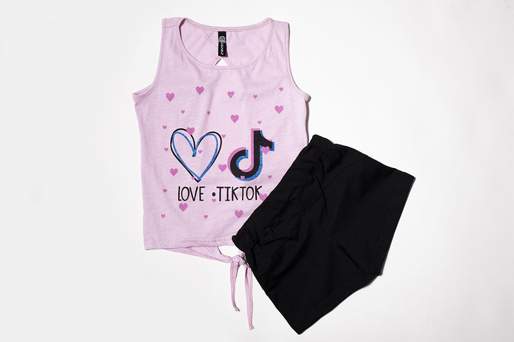 SET Blouse and Shorts "Tik Tok"