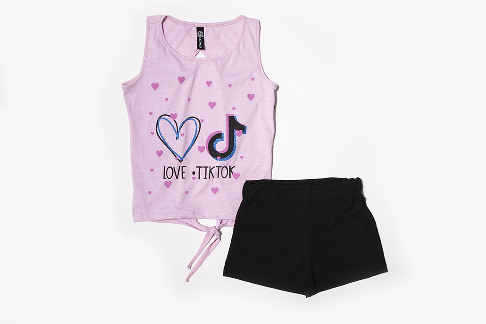 SET Blouse and Shorts "Tik Tok"