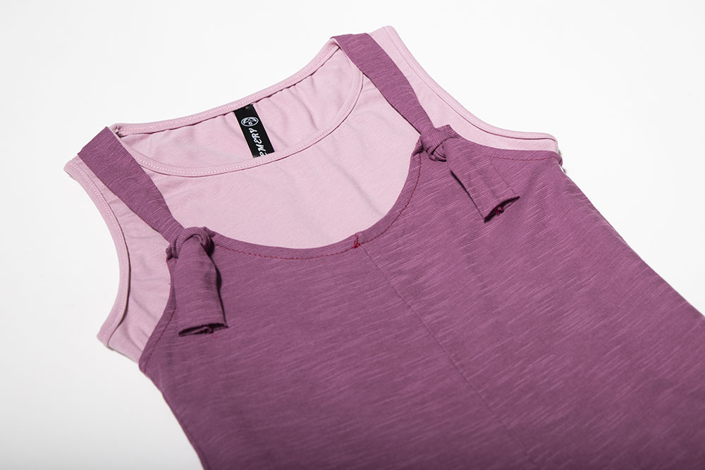 SET One-Piece Shorts With Inner Sleeveless Blouse