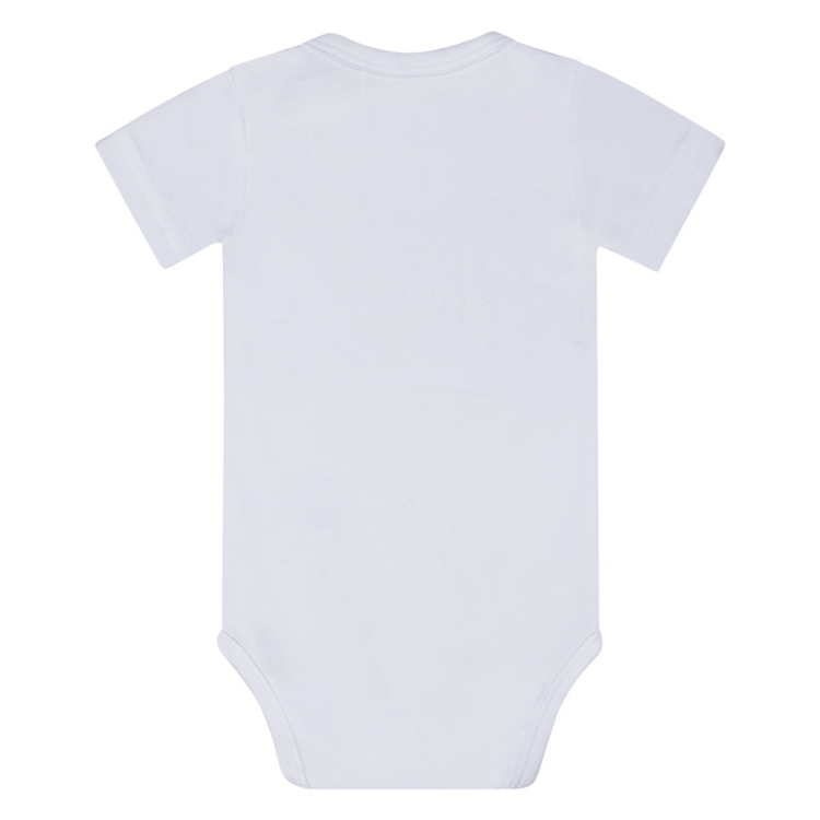 Белое боди с коротким рукавом