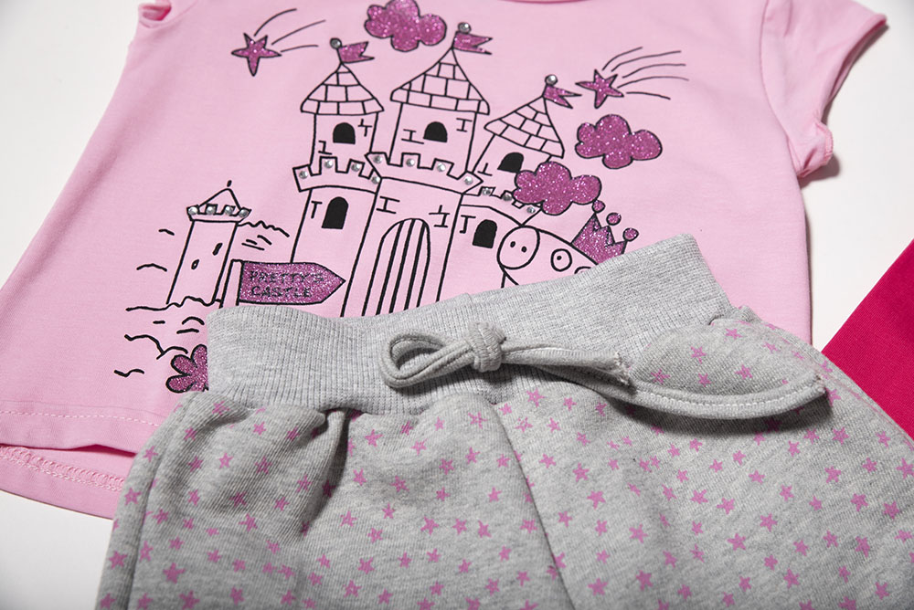 SET Blouse, Shorts and Leggings "Peppa Pig"