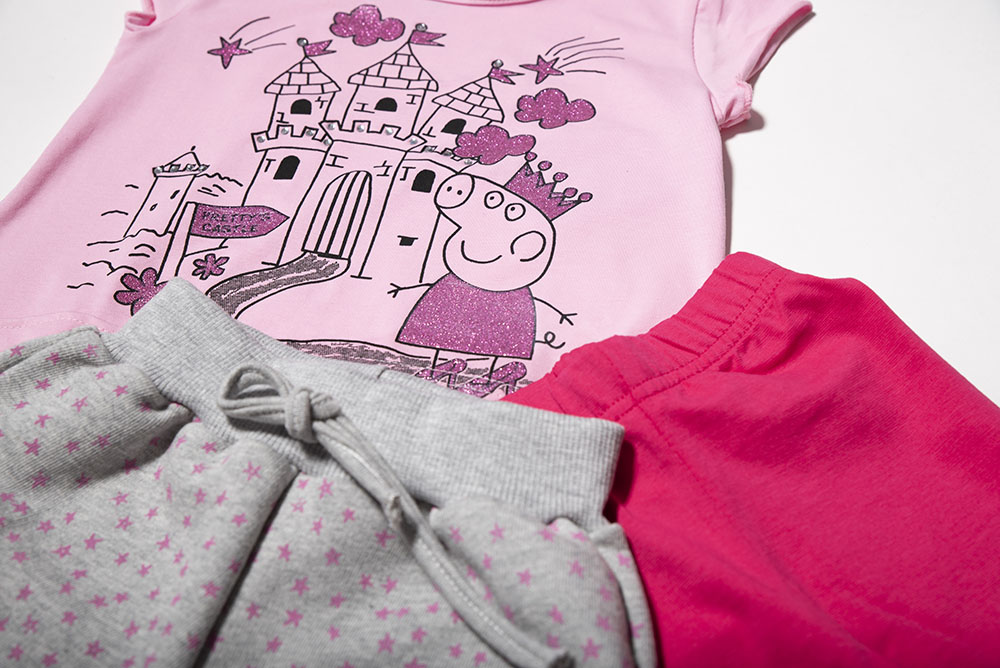 SET Blouse, Shorts and Leggings "Peppa Pig"