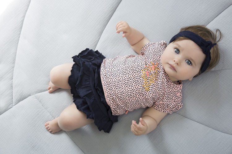 Blouse and Skirt-Shorts Set