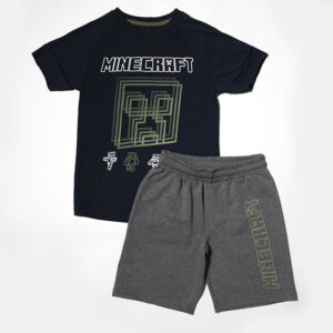 SET Blouse and Bermuda Shorts "Minecraft"