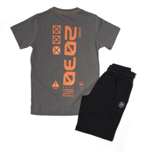 T-Shirt and Bermuda Shorts Set “Fast Forward 2030”