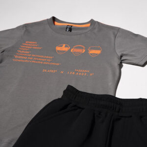 T-Shirt and Bermuda Shorts Set “Fast Forward 2030”