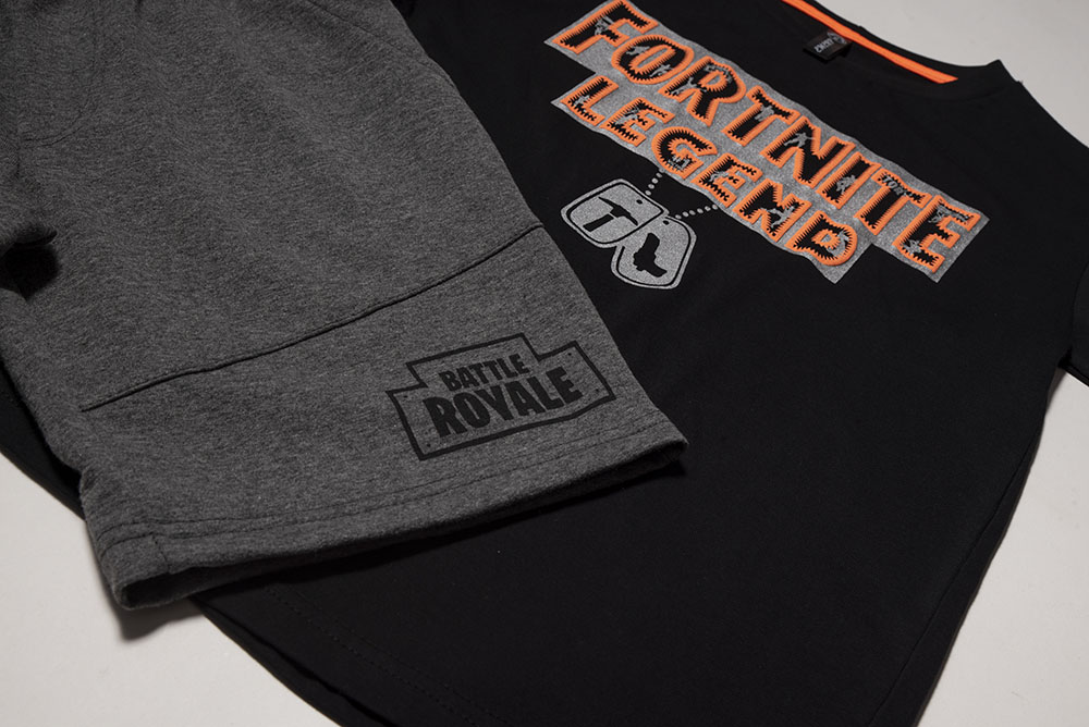 T-Shirt and Bermuda Shorts Set "Fortnite Legend"