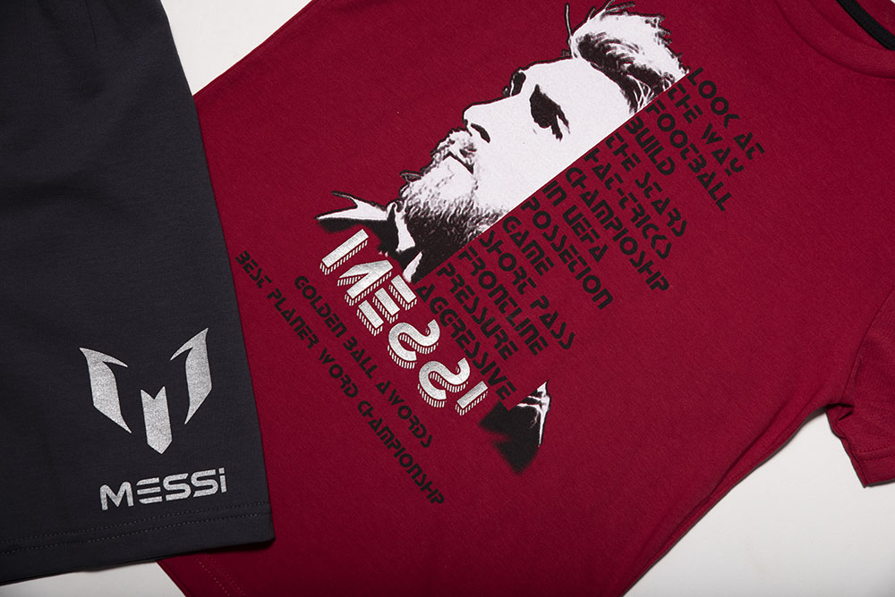 T-Shirt and Bermuda Shorts Set "Messi"