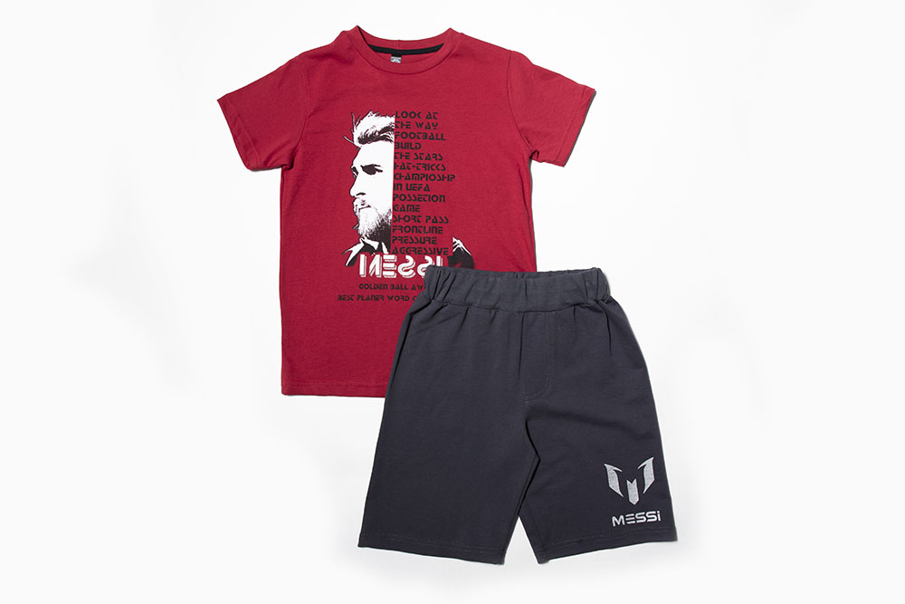 T-Shirt and Bermuda Shorts Set "Messi"