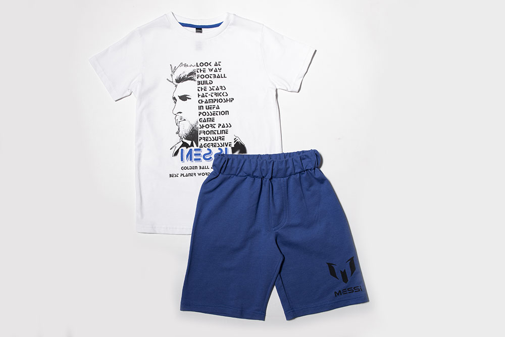 T-Shirt and Bermuda Shorts Set "Messi"
