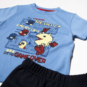 T-Shirt and Shorts Set “Pacman Game Over”