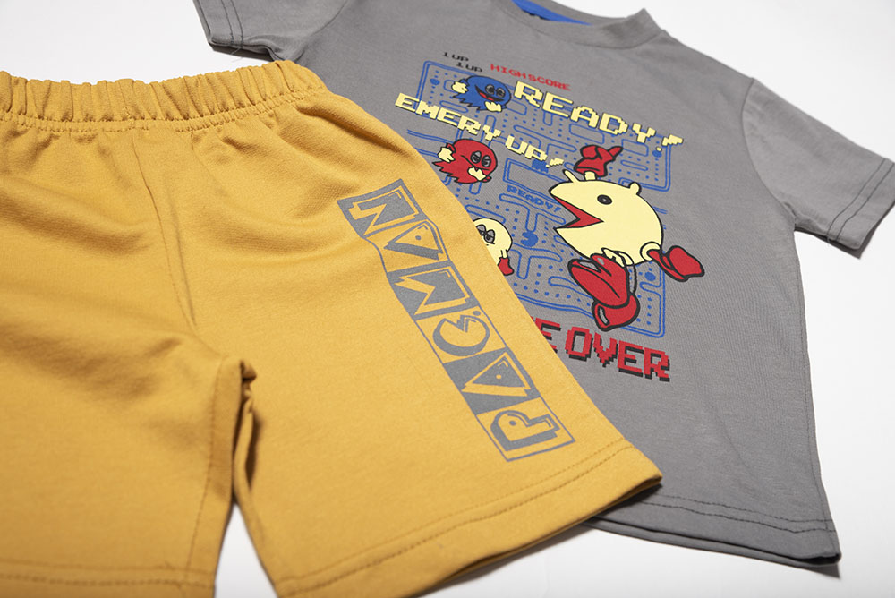 SET Blouse and Shorts "Pacman Game Over"