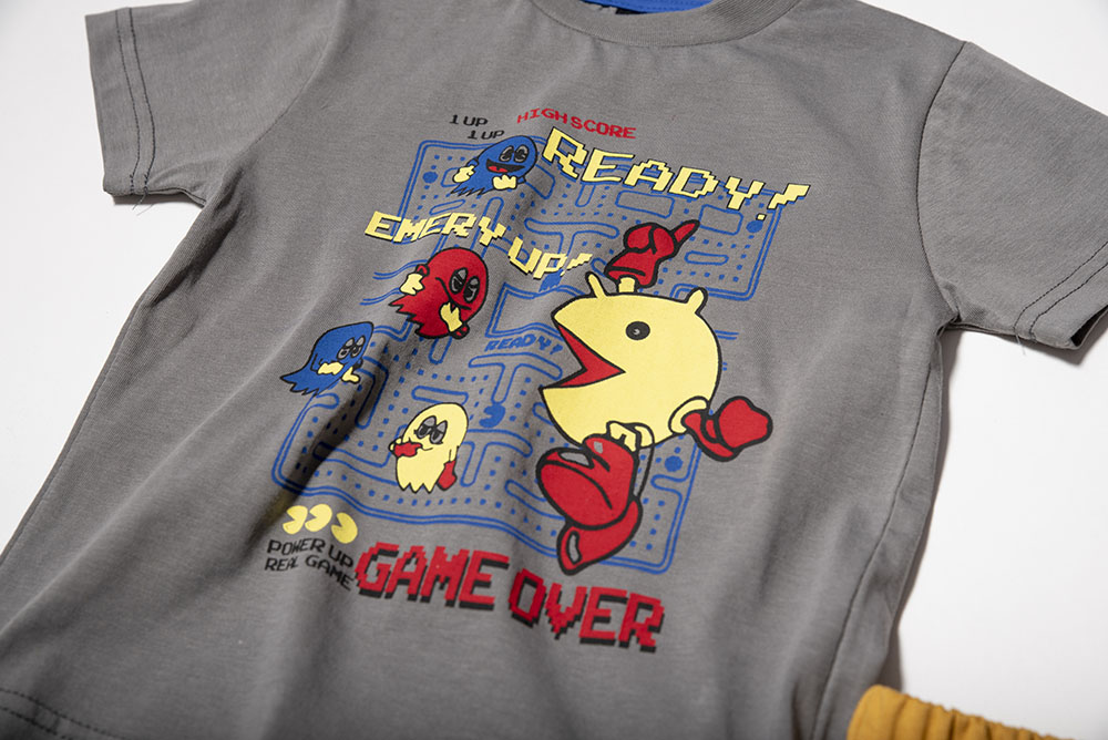 SET Blouse and Shorts "Pacman Game Over"