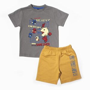 SET Blouse and Shorts "Pacman Game Over"