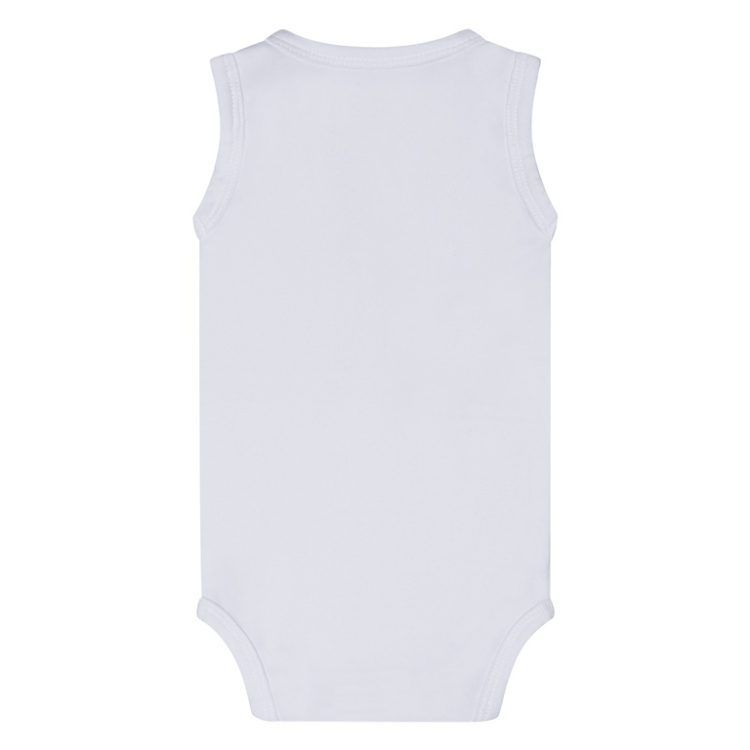 Белое боди без рукавов, 3 шт.