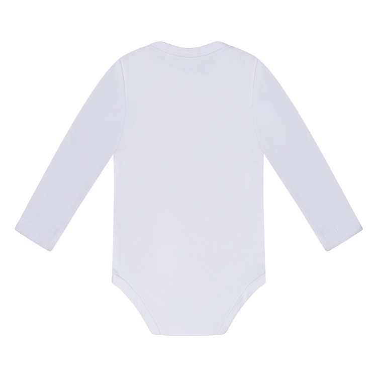 Λευκό Μακρυμάνικο Κορμάκι 3τμχ.