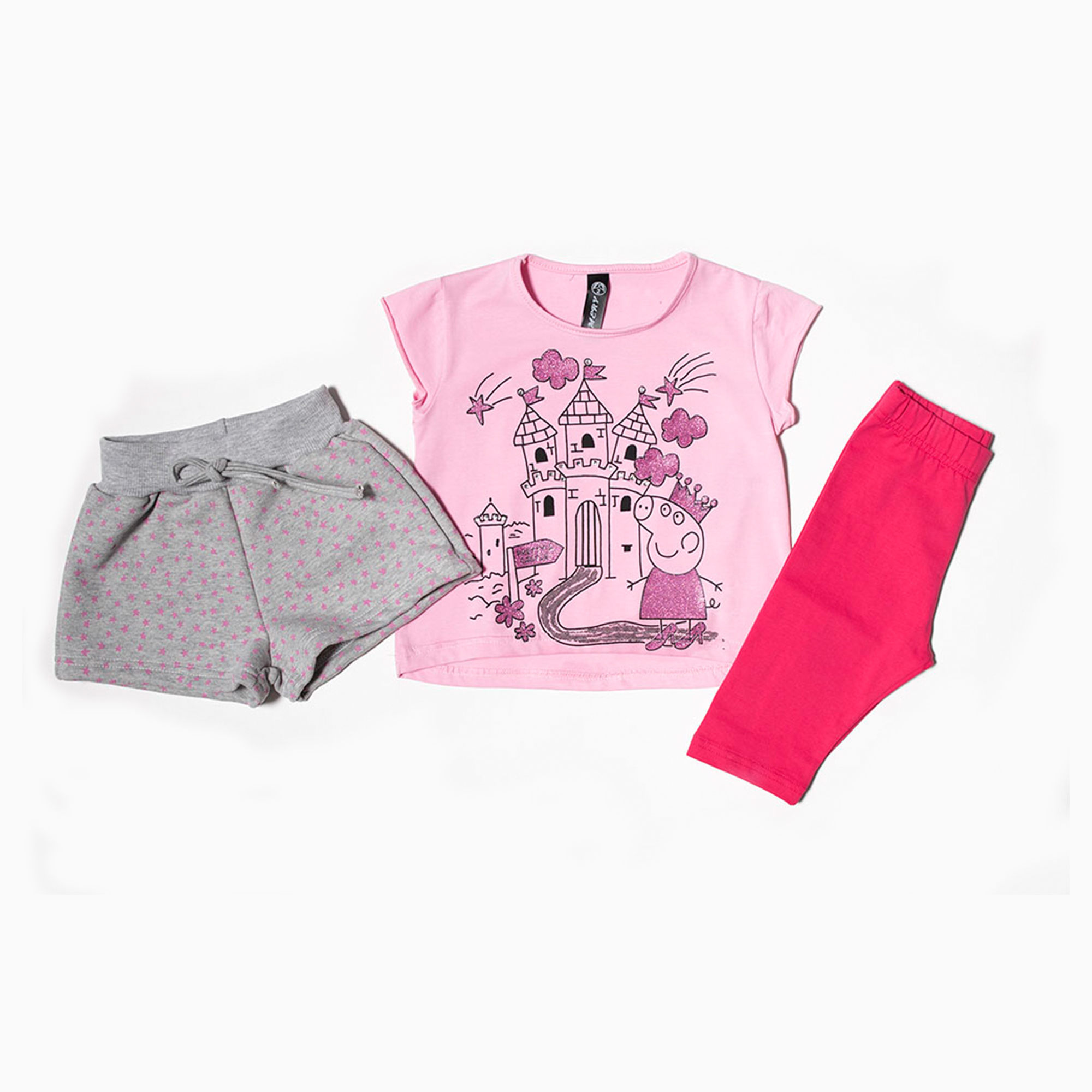 SET Blouse, Shorts and Leggings "Peppa Pig"