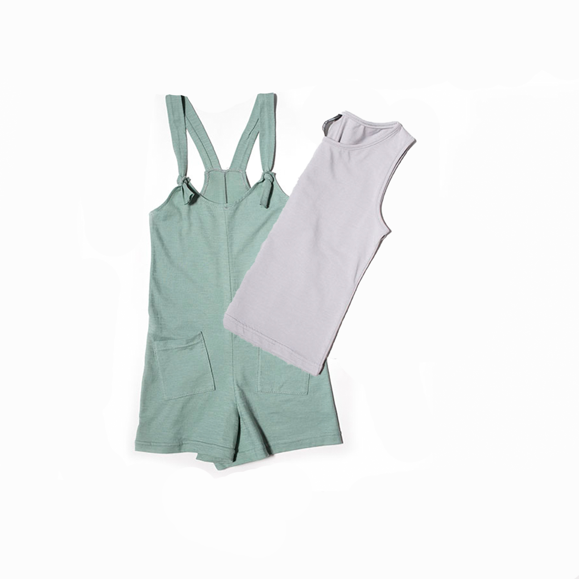 SET One-Piece Shorts With Inner Sleeveless Blouse