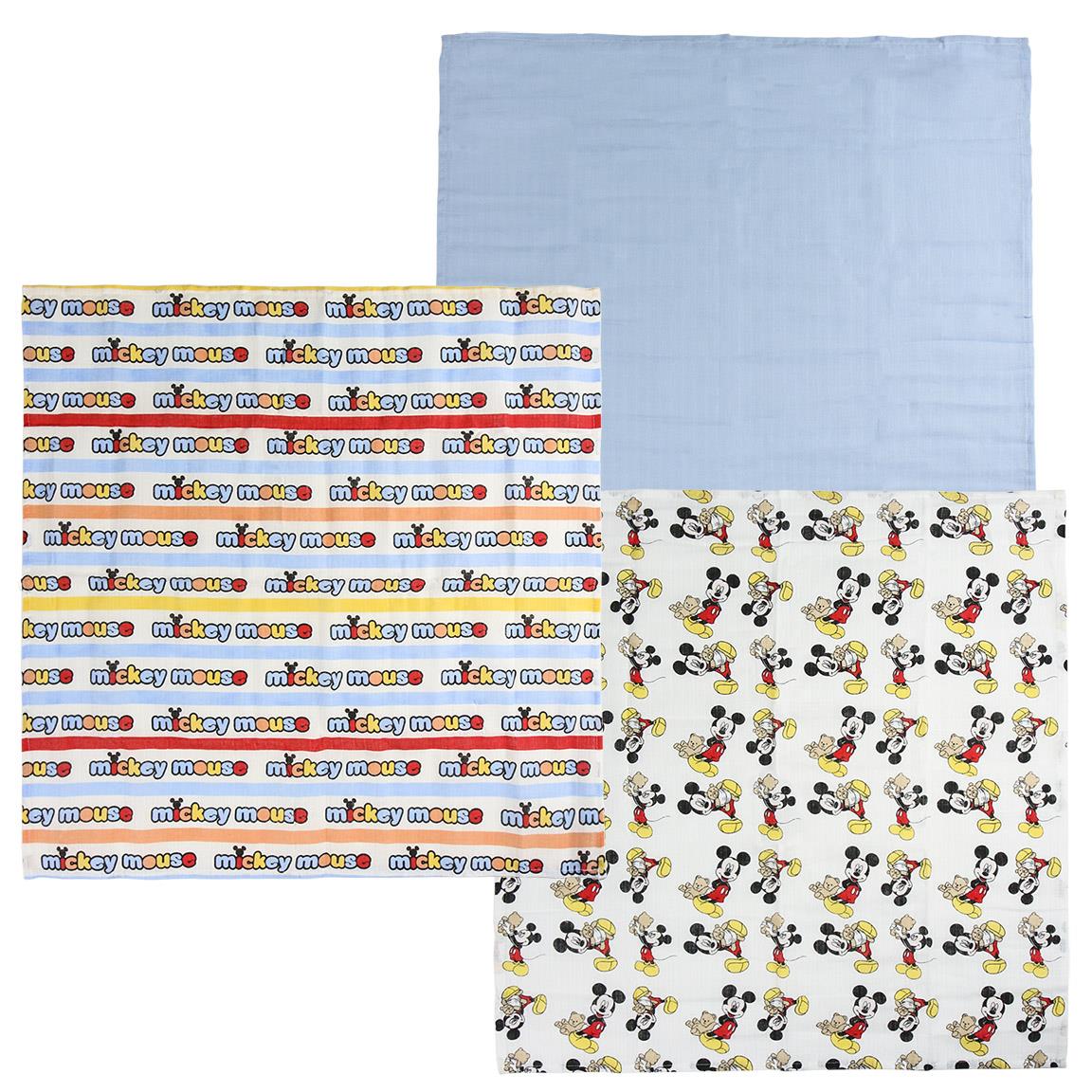 Swaddle Blankets “Mickey Mouse” 3pcs.