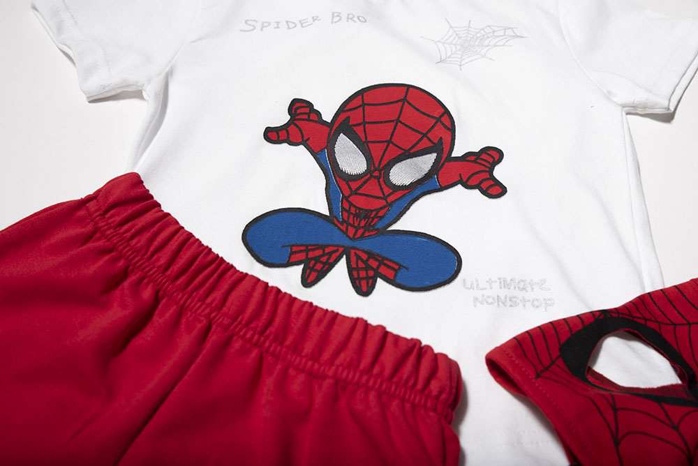 SET Blouse and Shorts "Spider Bro"