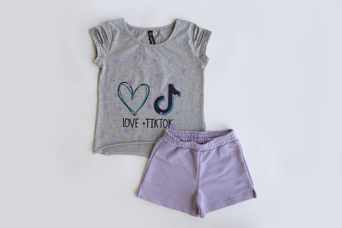 SET Blouse and Shorts "Tik Tok"