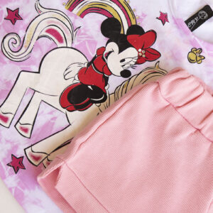 SET Blouse and Shorts Minnie Mouse Unicorn