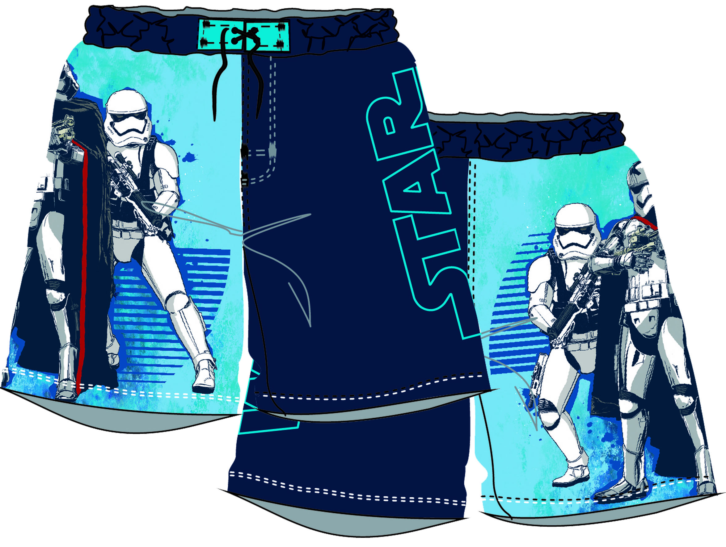Bermuda Swimsuit "Star Wars"