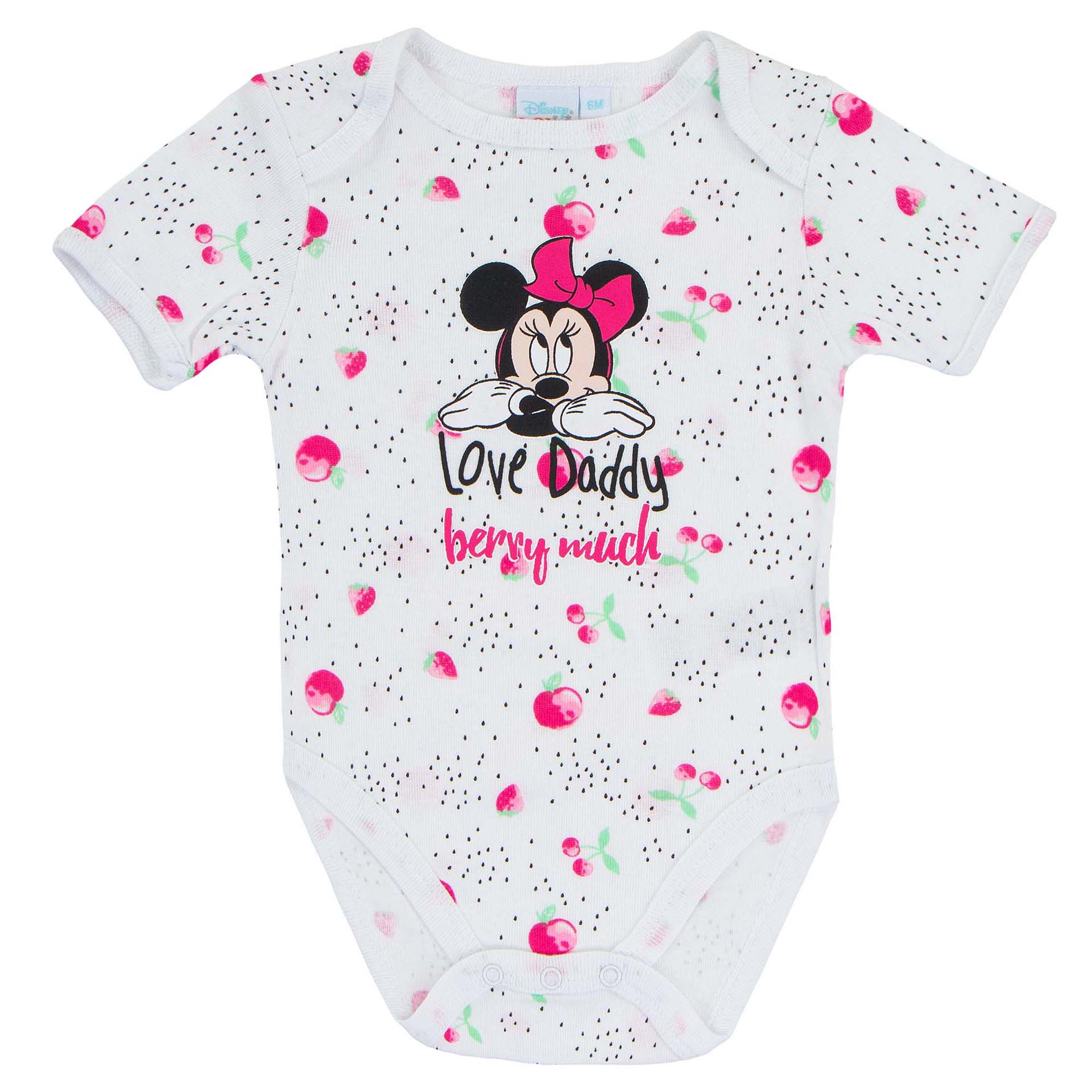 Κοντομάνικο κορμάκι “Minnie Mouse” 2 τεμάχια