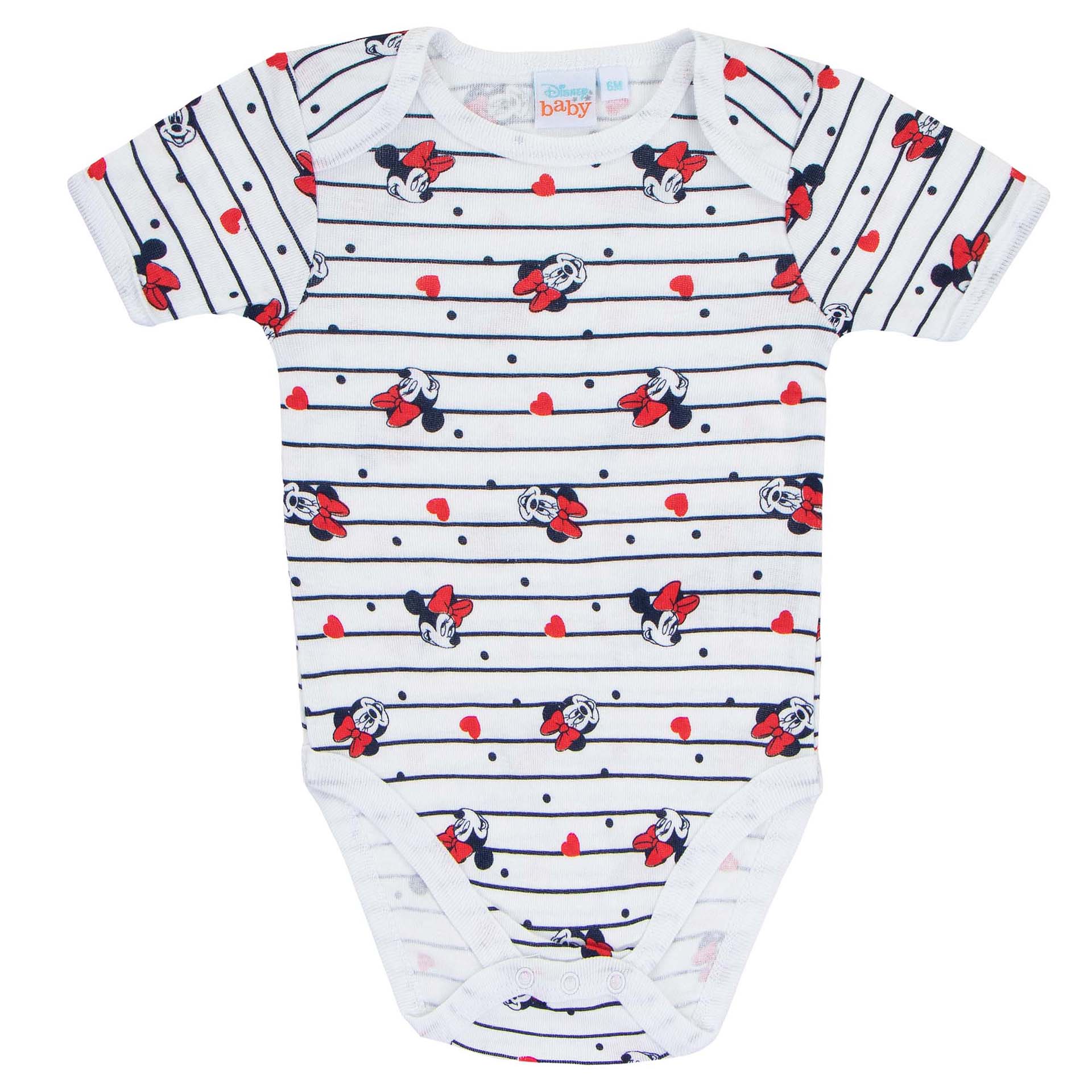 Κοντομάνικο κορμάκι “Minnie Mouse” 2 τεμάχια