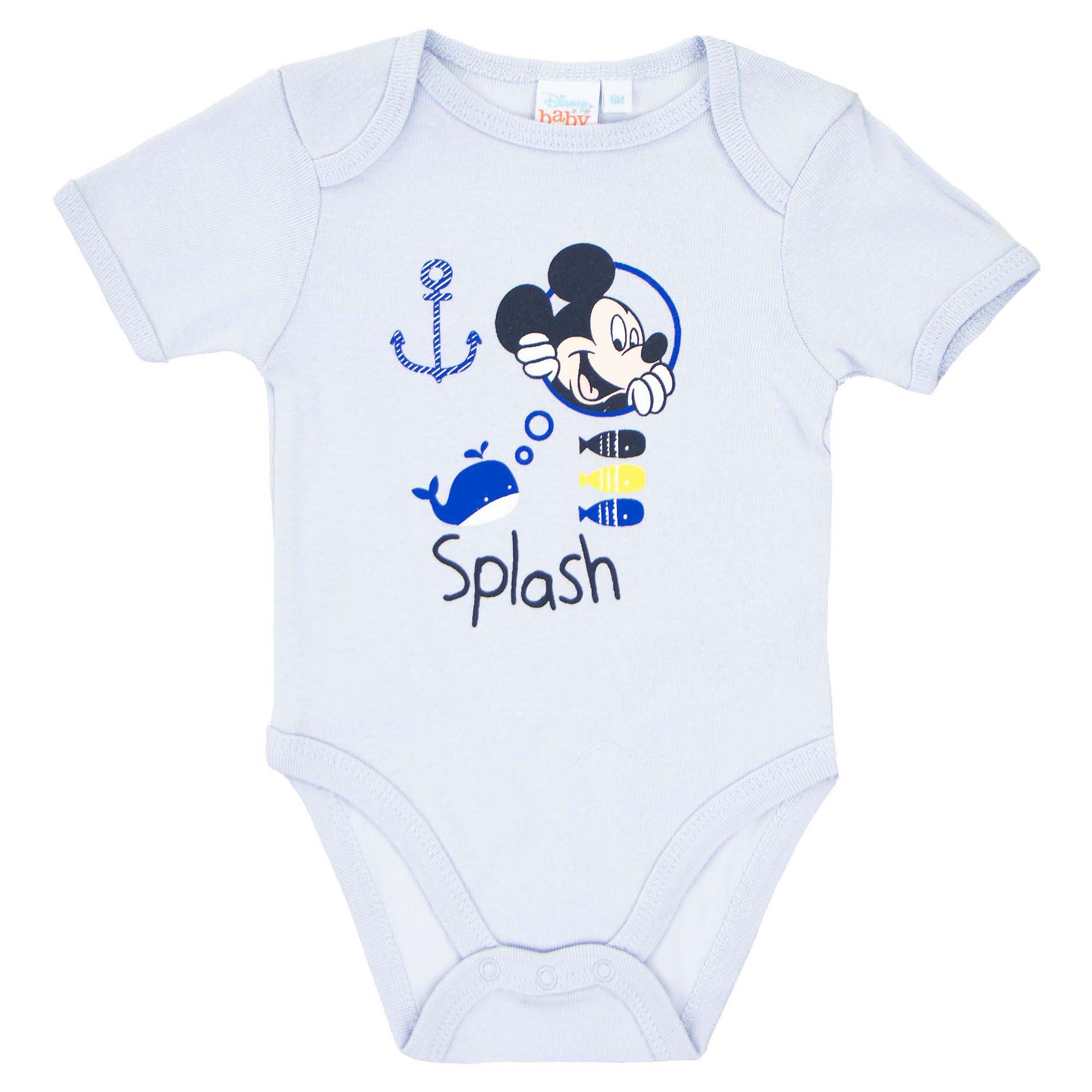 Short-sleeved bodysuit “Mickey Mouse” 2 pieces