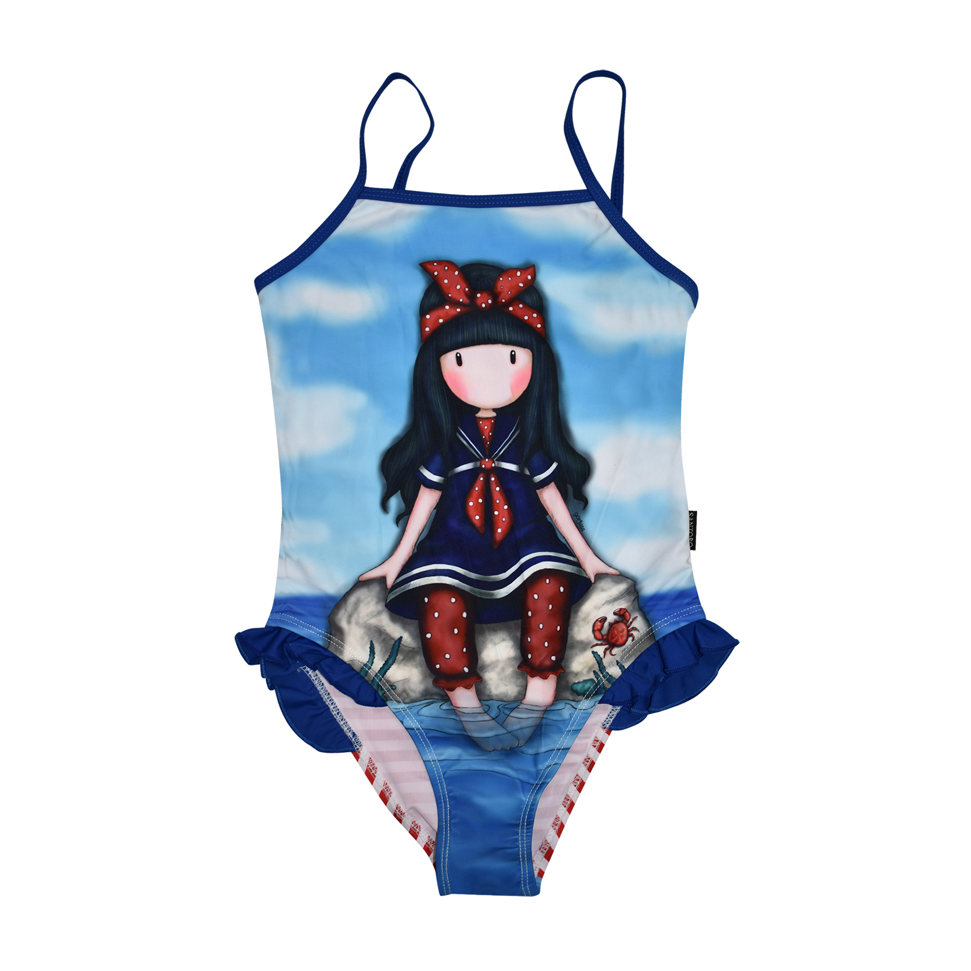 One-piece Swimsuit Santoro Gorjuss "Little Fishes"