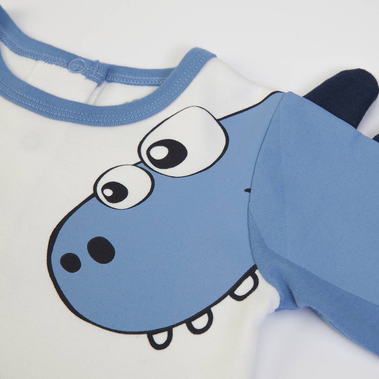 FS BABY Organic Set Blouse + Pants “Dinosaur”