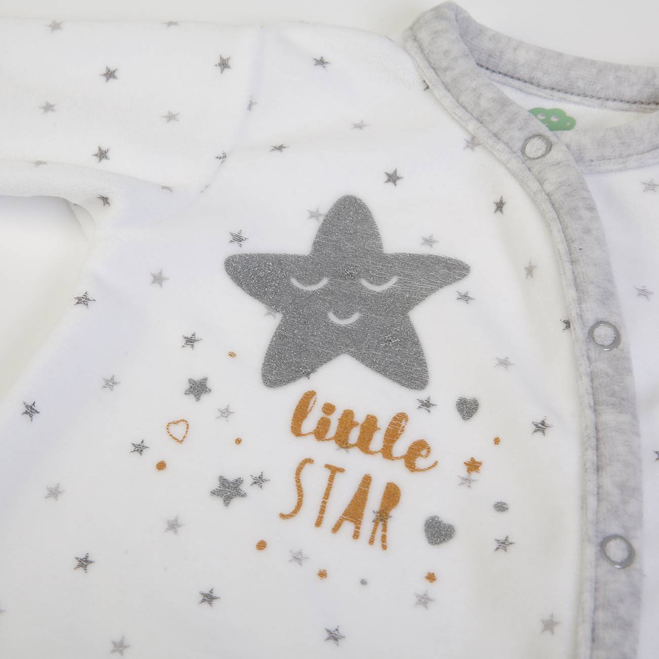 FS BABY Velvet Bodysuit + Bib “Little Star”