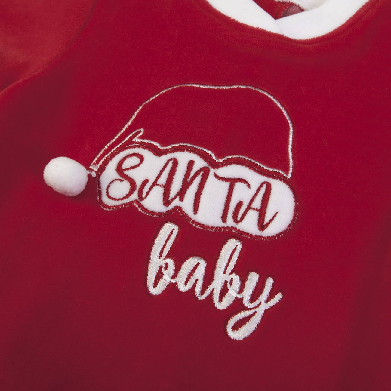 FS BABY Velvet Bodysuit “Santa Baby”
