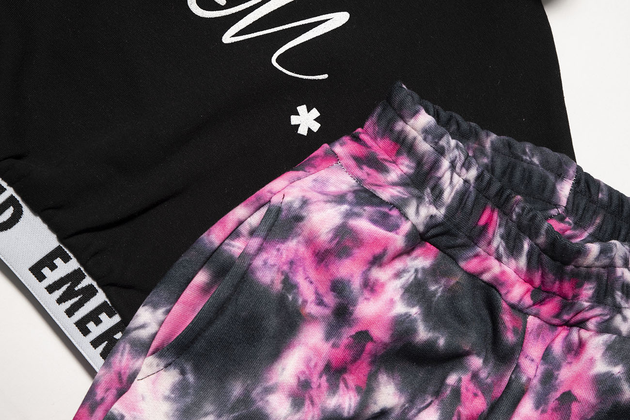 BLACK OVERALL SET "ICON"