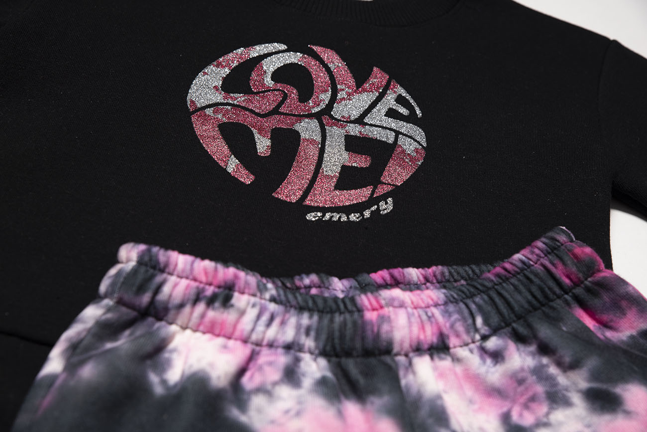 Черный костюм "LOVE ME"