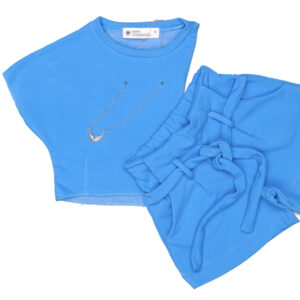 Crop Top and Shorts Set “Angels”