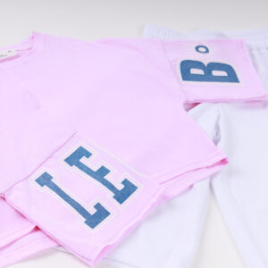 SET “Boss” T-Shirt and Bermuda Shorts Pink