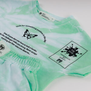 TIE DYE Crop Top και Βερμούδα Σετ