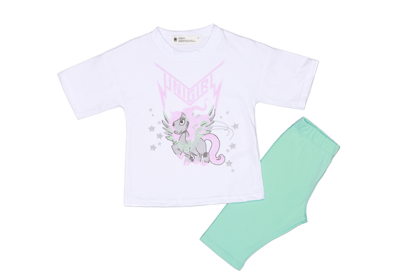 Blouse and Shorts Set "Unicorn"