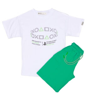 Blouse and Bermuda Shorts Set “Play Station”
