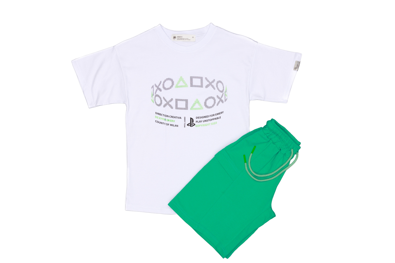 Σετ Μπλούζα και Βερμούδα "Play Station"